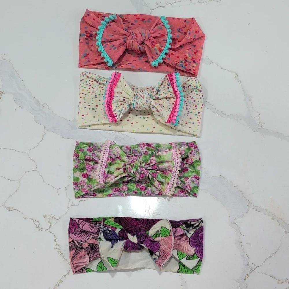 BABY BLING Colorful Kids Headband Set (4)